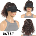 Women's domestic silk short wig with horse tail waves roll hood in various natural colours