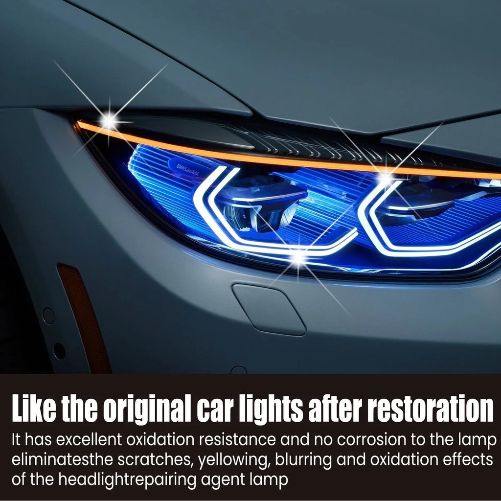 150ml bottle of car headlight repair liquid for restoring faded plastic lenses