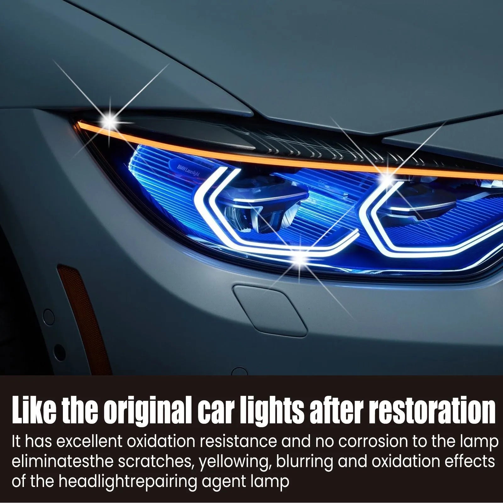 150ml bottle of car headlight repair liquid for restoring faded plastic lenses
