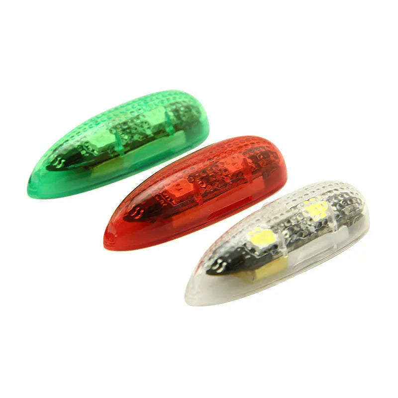 V3 Wireless Charging Waterproof Navigation Light unit for RC car, ship and aircraft models, showing compact size.