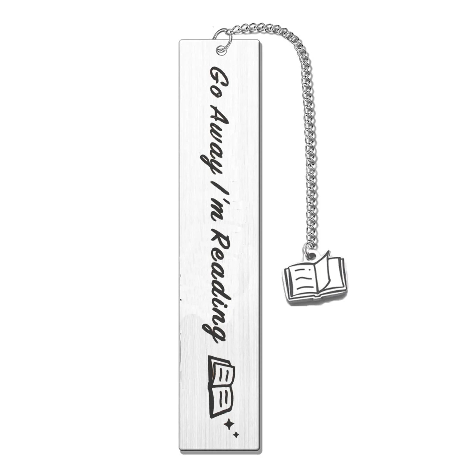 Stainless steel metal bookmark with a tassel, showing colour options ML152-1 to ML152-5 in a gift box.