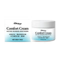 Square 5cm moisturising cream jar containing 50g of gentle hydrating cream with active ingredients