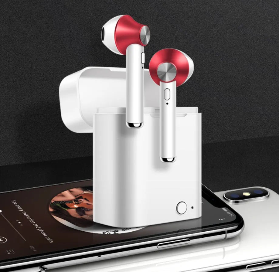 Sports Bluetooth headset in five colour versions with wireless earbuds