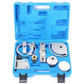 Volvo Land Rover engine timing tool kit with 8 carbon steel pieces for camshaft alignment.