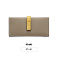Large black PU leather women's handbag with polyester lining showing spacious main compartment
