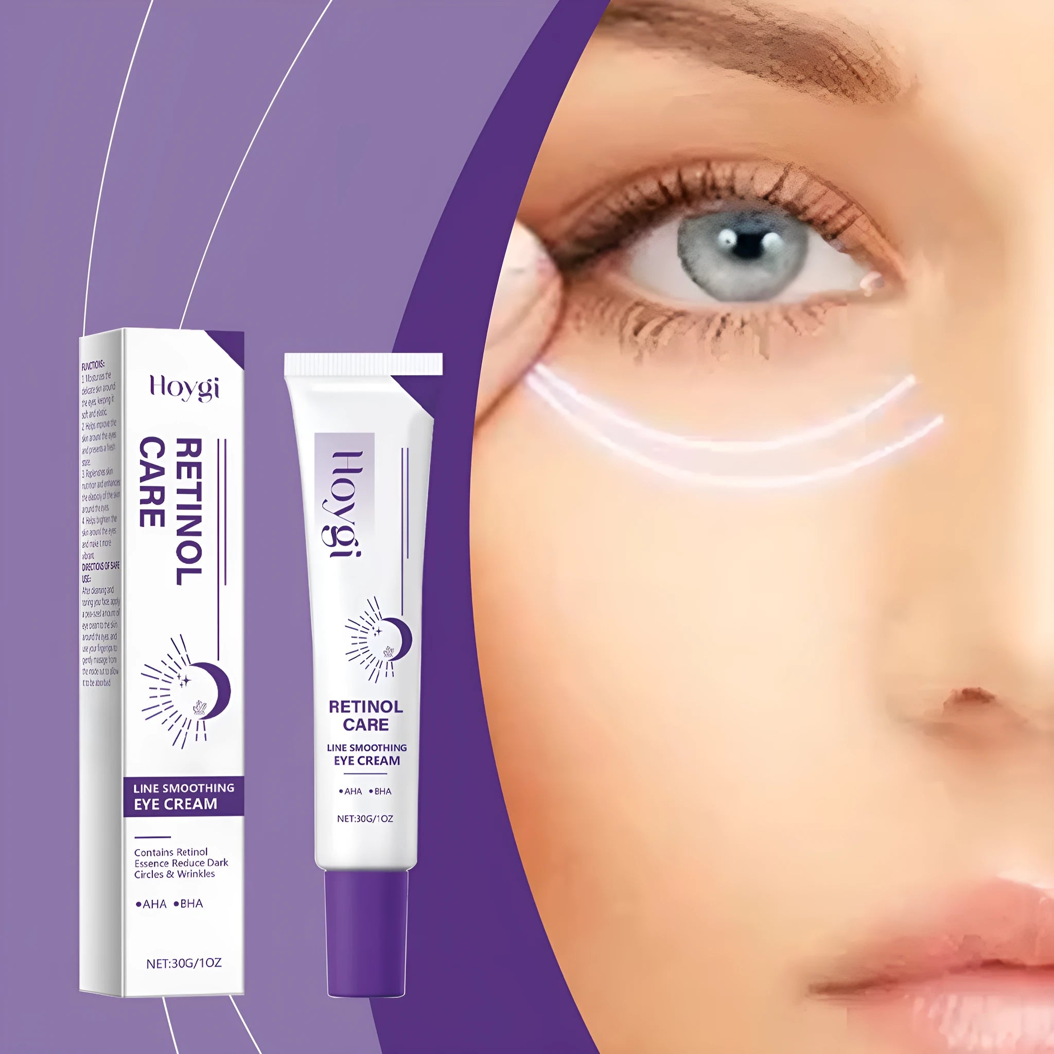 30g jar of nourishing eye cream for gentle under-eye moisturisation