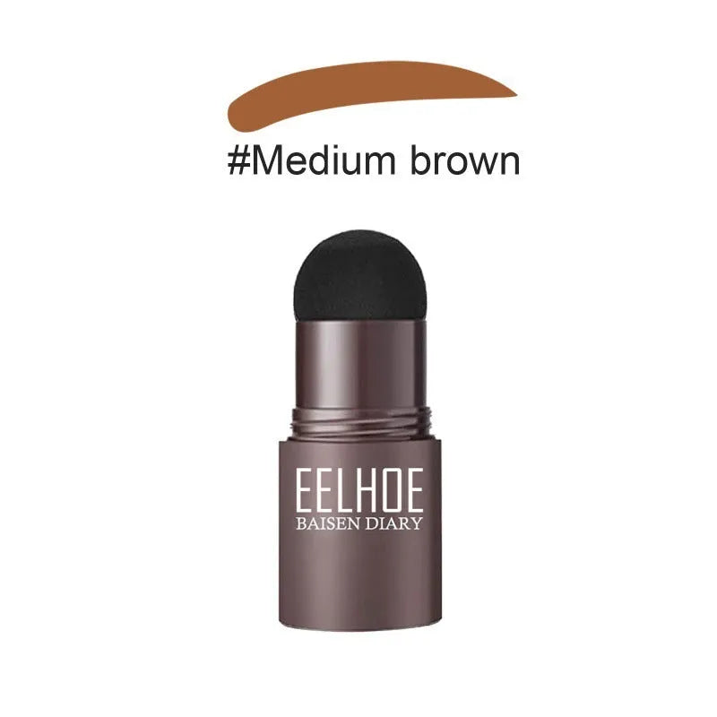 Brow stamp shaping kit with retouching shadow stick and 24 eyebrow cards for natural eyebrow shape