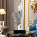 48cm tall metallic finish character ornament in modern style for home decoration