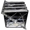 Square plastic growth mould for creating cube-shaped watermelons, dimensions 13x13x13cm.