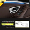 BMW 5 Series F10 interior door handle decorative trim strip in gloss black finish