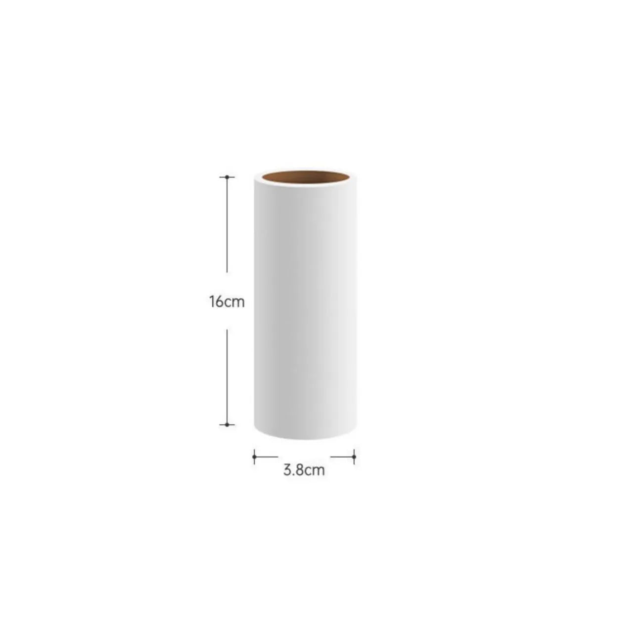 Lint remover roller with tearable paper stick for pet hair removal from floors