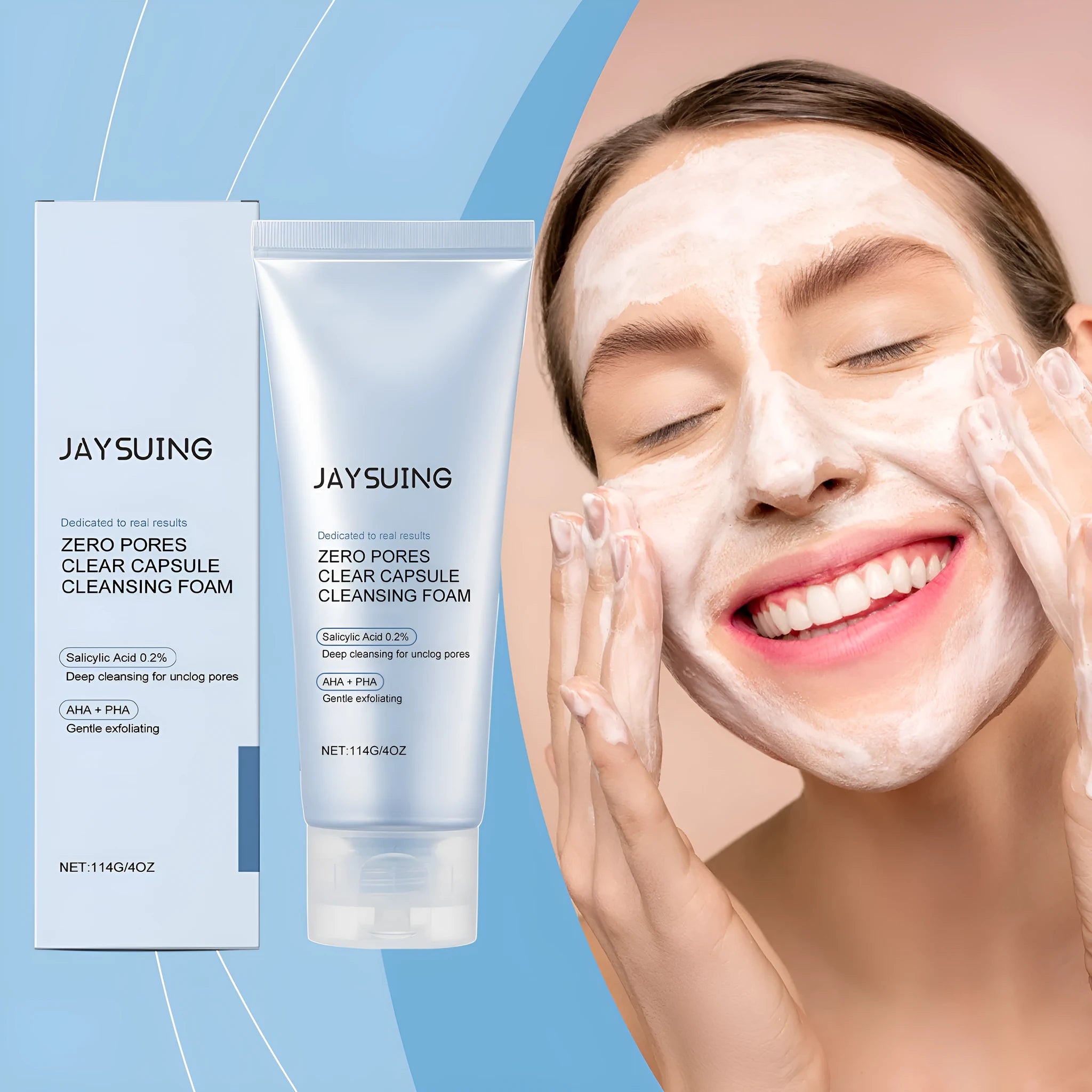 114g tube of salicylate cleansing facial cleanser for delicate pores