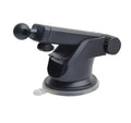 Universal telescopic long rod car phone bracket mount made from black ABS plastic