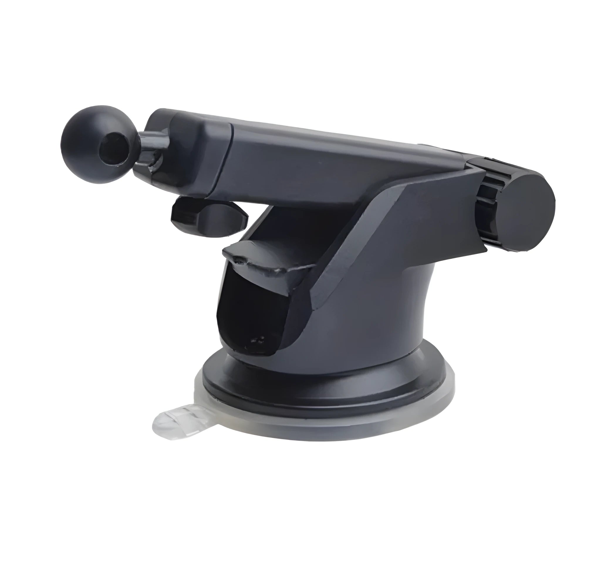 Universal telescopic long rod car phone bracket mount made from black ABS plastic