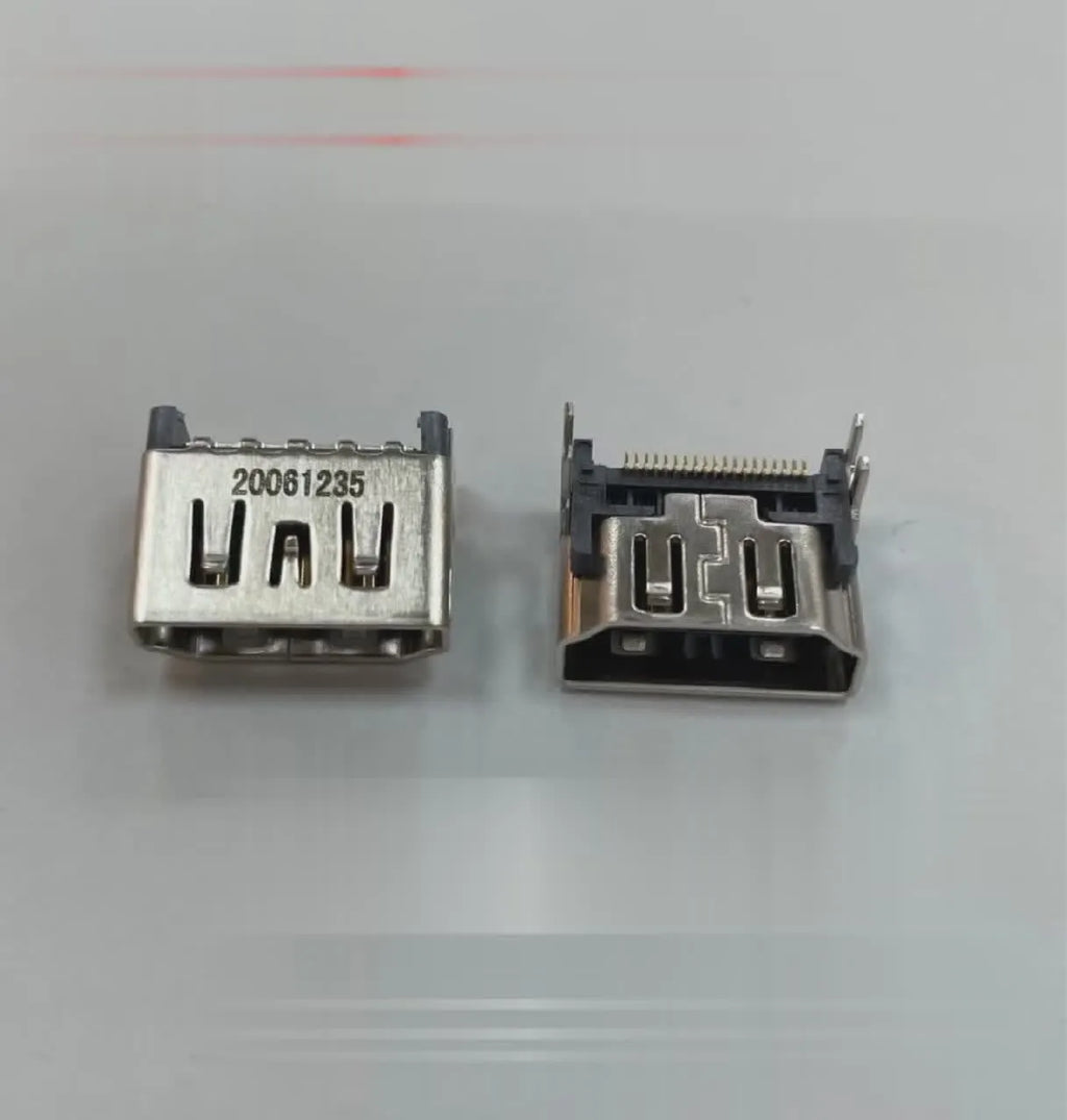 Silver HDMI host socket interface connector for game machine accessories