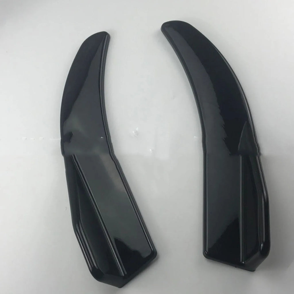 Carbon fibre finish car deflector light set for General Motors vehicle bumpers
