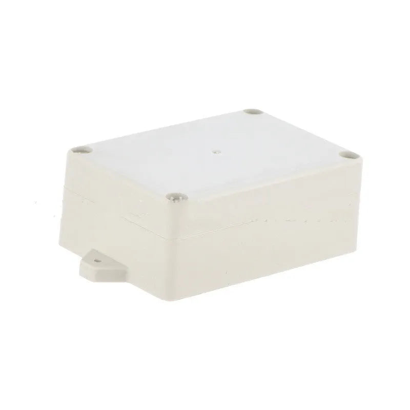 White ABS plastic F4B-1 waterproof instrument box for security monitoring equipment.