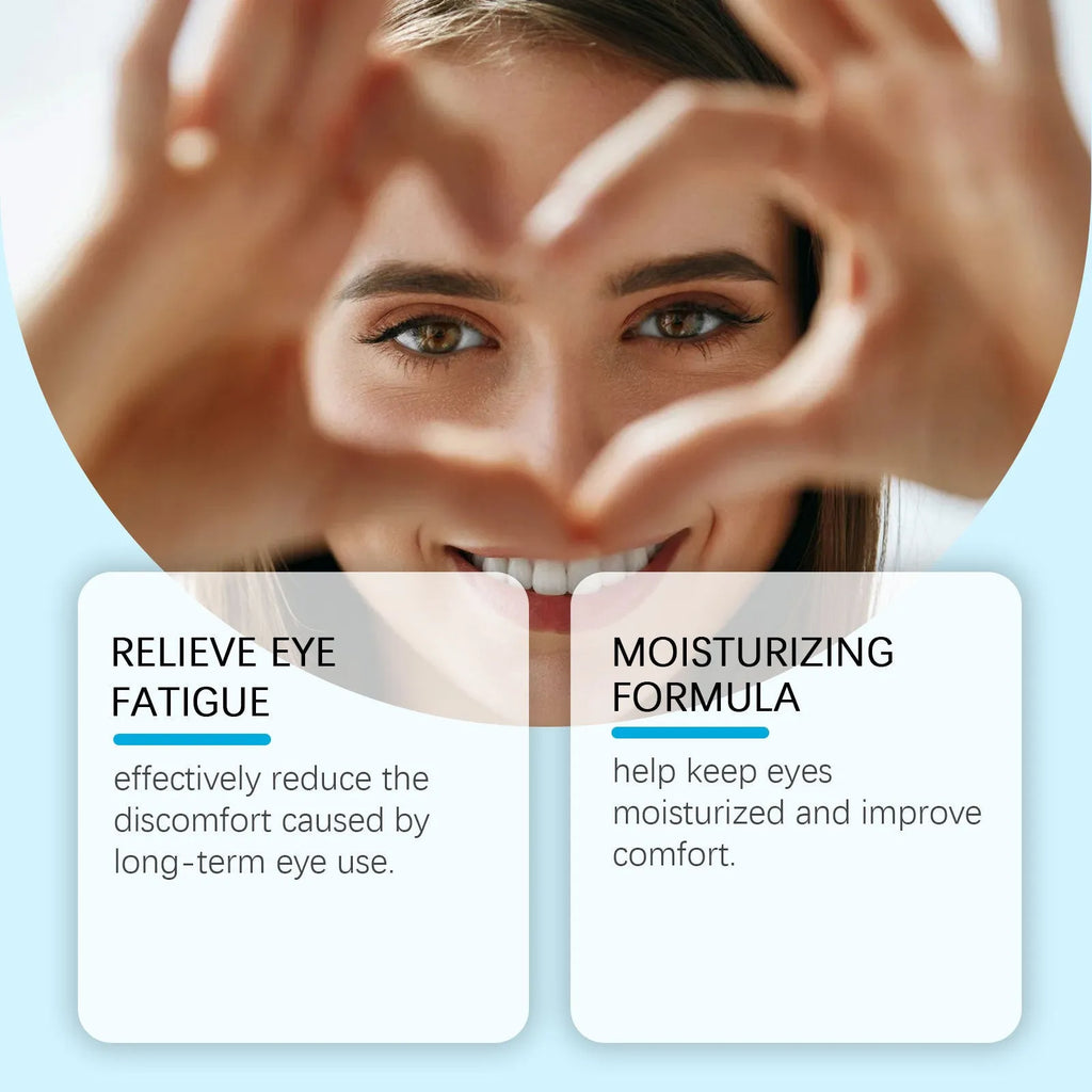 15 ml bottle of mint and sodium hyaluronate moisturising eye drops for dry eyes.