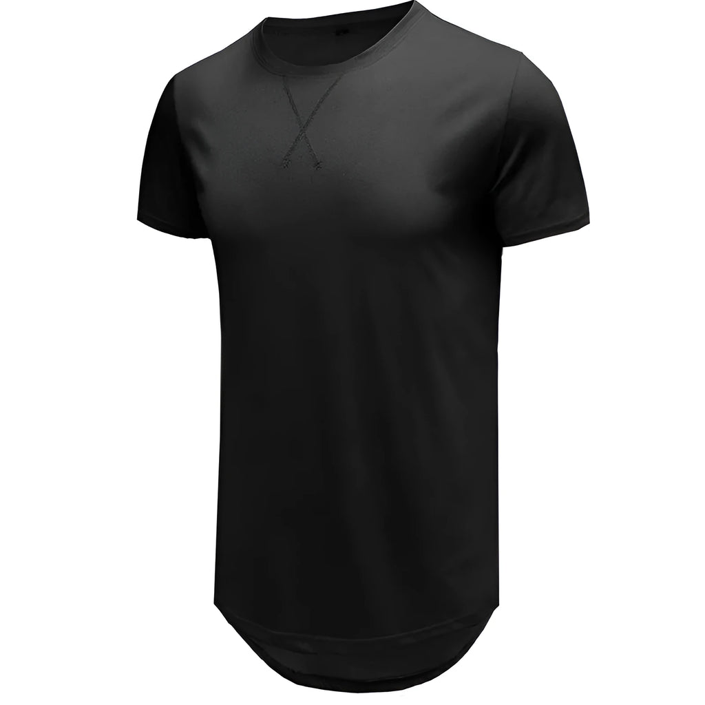 Men's slim fit short-sleeved cotton t-shirt in multiple colours including khaki, pink, blue, and army green