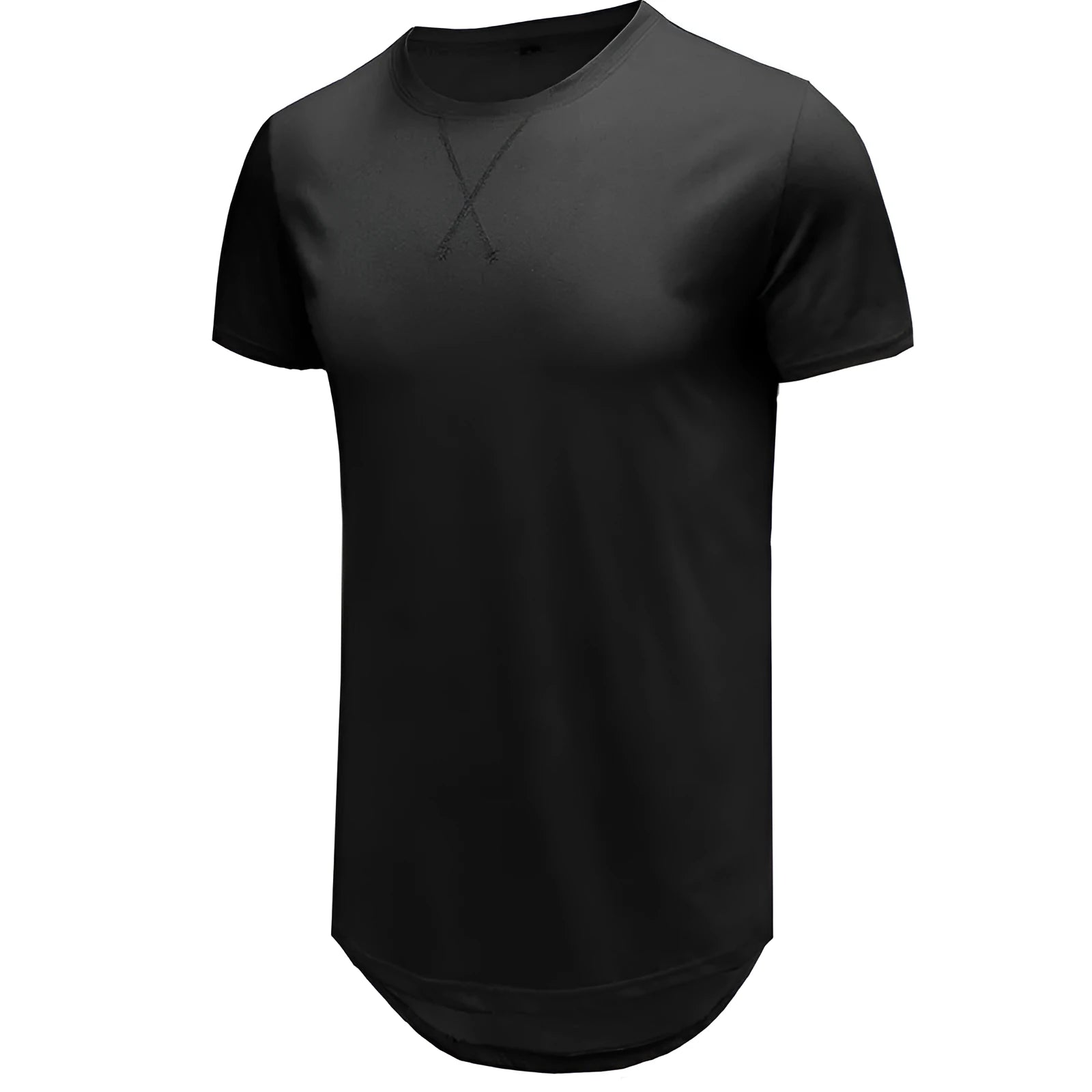 Men's slim fit short-sleeved cotton t-shirt in multiple colours including khaki, pink, blue, and army green
