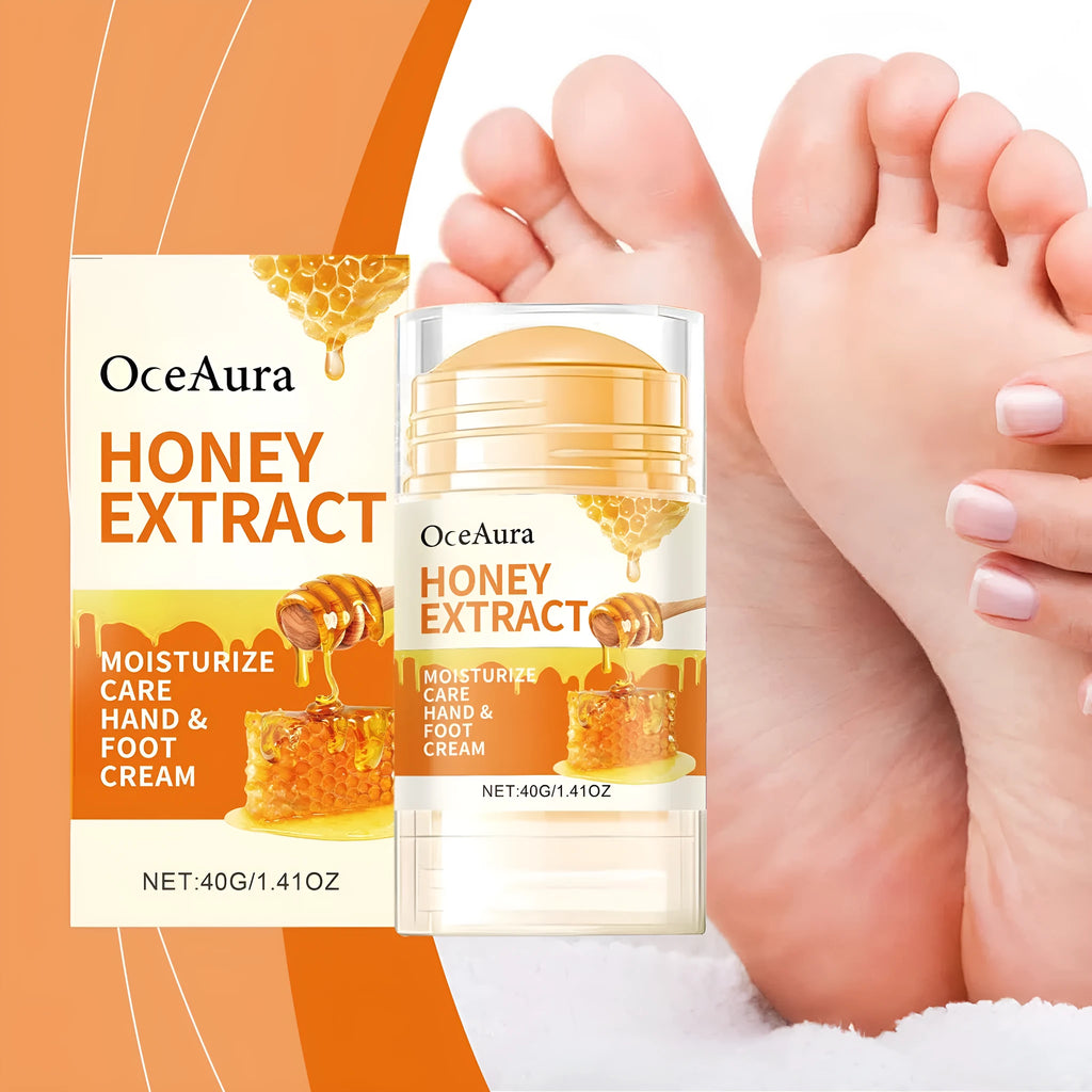 OCEAURA Honey Moisturising Care Stick 40g tube for heel elbow knee treatment