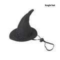 Cloth Halloween hat for pets with embossed pumpkin face design