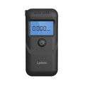 Black household alcohol tester with one-button operation for breath analysis checks