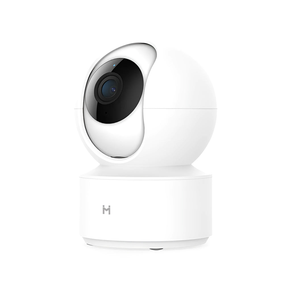 White Xiaobai smart security camera with 1080p resolution and 110-degree wide-angle lens