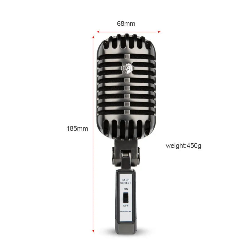 Professional retro condenser microphone for K Song and live recording in FG2 colour