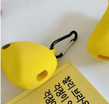 Yellow banana design silicone protective case for Apple AirPods Pro