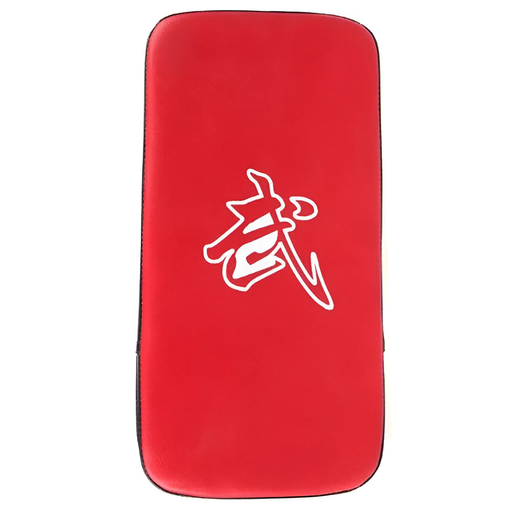 Blue and red vertical square foot boxing target props made of thickened PU material.