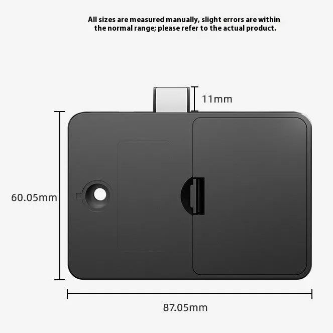F079 punch free electronic drawer lock with key for no-drill installation