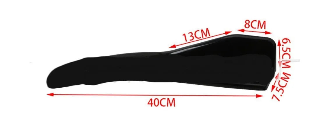 Carbon fibre finish car deflector light set for General Motors vehicle bumpers