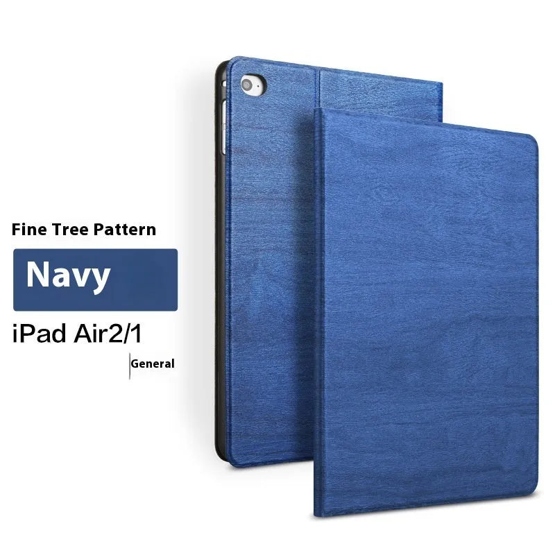 iPad protective case with universal sleep bracket in sapphire blue and black colours for Apple iPad models