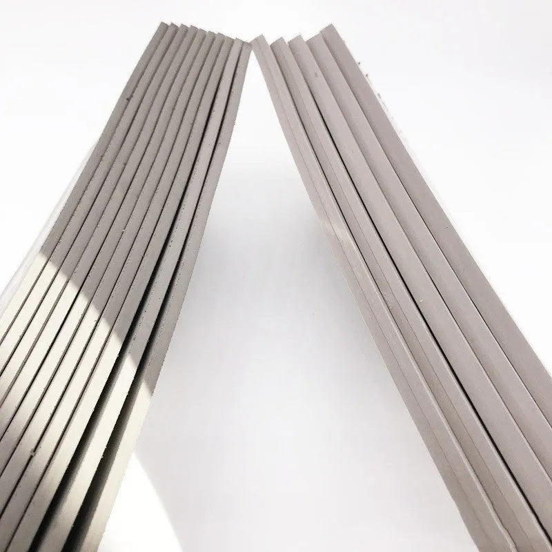 Black and grey plastic light-sensitive seal mat showing 7mm, 4mm, and 2mm thickness options.