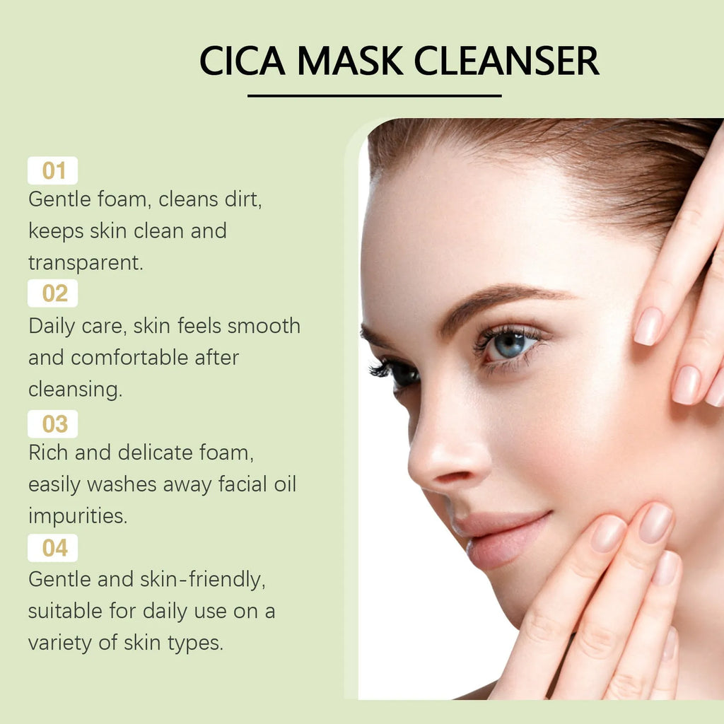 Centella Asiatica Soothing Facial Cleanser tube, 120g net weight.