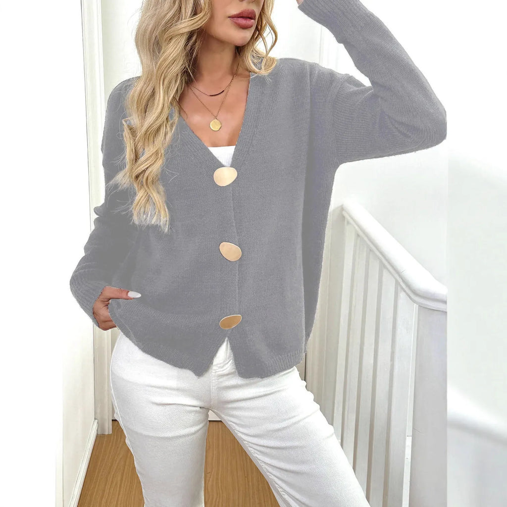 Women's deer plush long sleeve coat with irregular cut and princess sleeves in black colour