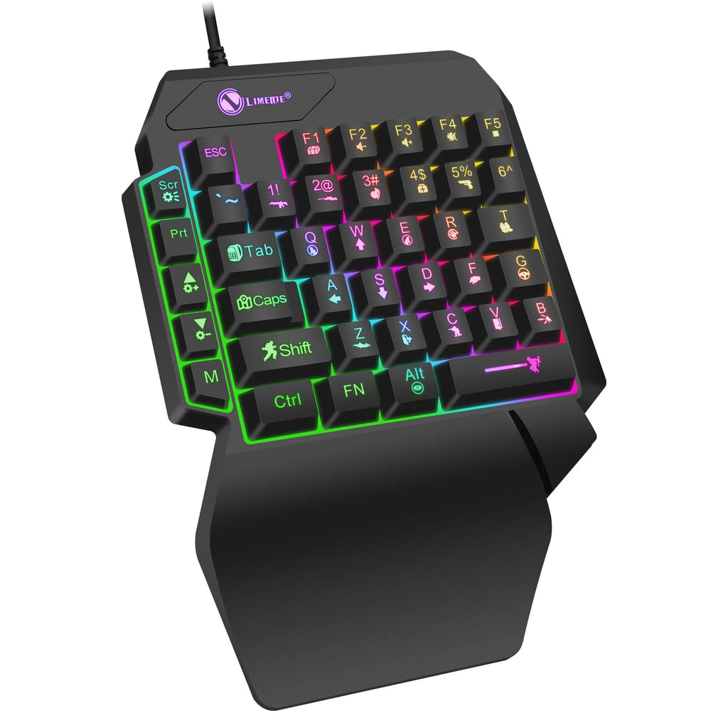 Black GK103S keyboard and mouse converter with 1.2 metre cable for 3.5mm audio jack connection.