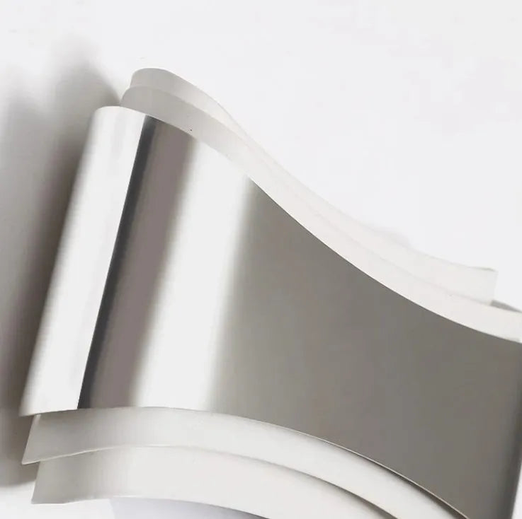 Modern rectangular LED wall lamp with matte finish and warm white light