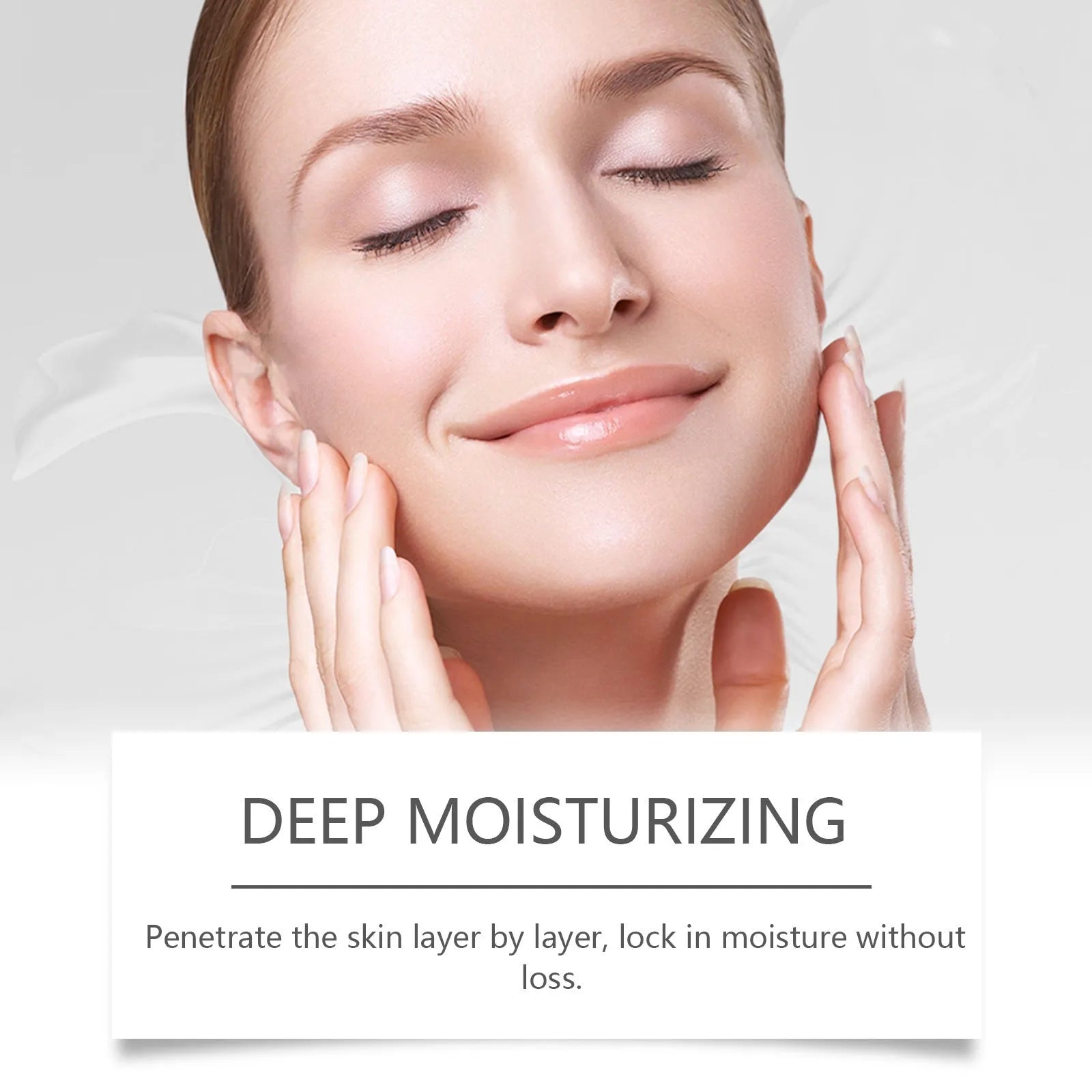 Four collagen facial masks for skin tightening treatment measuring 23.5x16.8cm