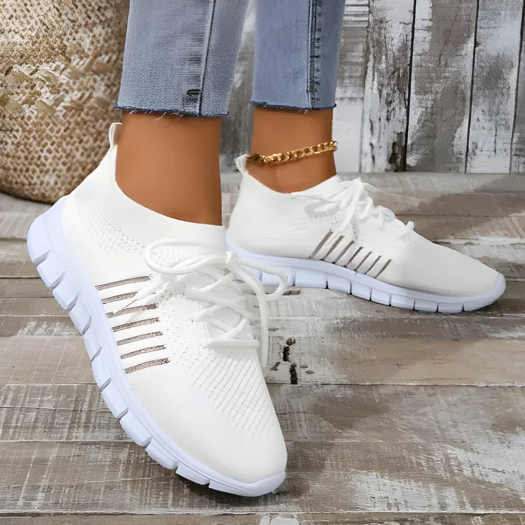Women's high-cut lace-up casual sneakers in multiple colours with rubber soles