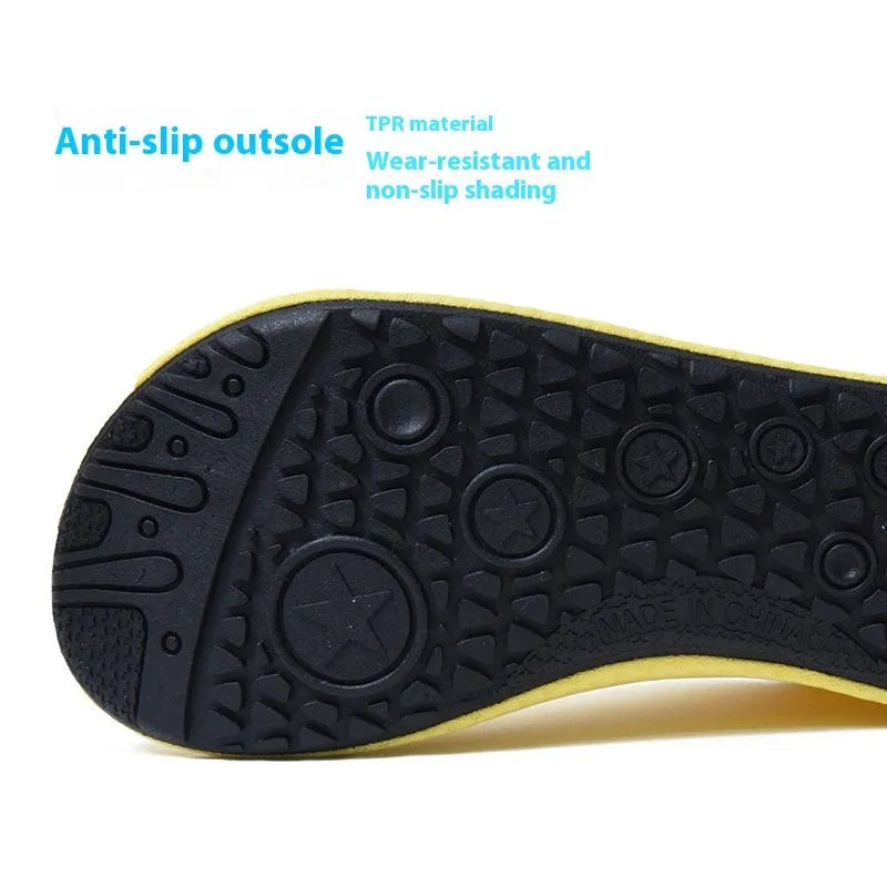 Non-slip water shoes with mesh upper and TPR sole in multiple colour options