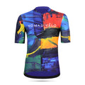 Men's camouflage print loose fit short sleeve t-shirt in milk silk polyester fabric