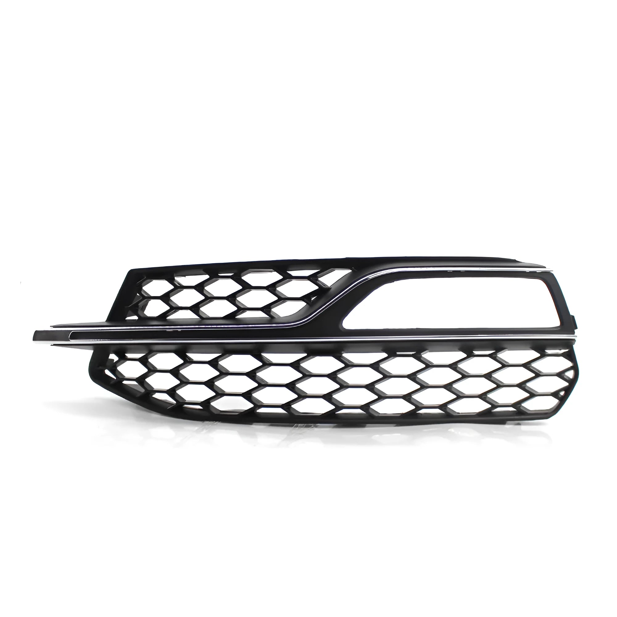 Black ABS fog lamp grille for 2013-2016 Audi A3 Sport S3 front bumper replacement