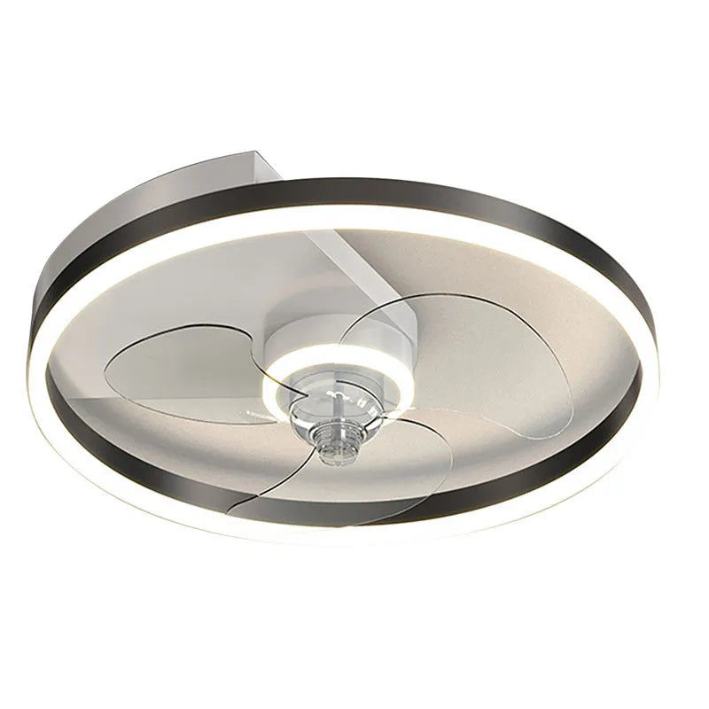 Simple modern Nordic ceiling lamp with fan for children's rooms in iron construction