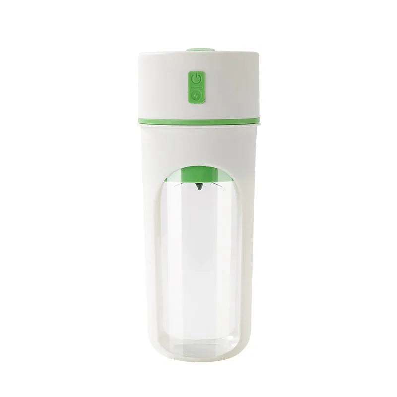 Portable USB rechargeable kitchen juicer in blue, green or orange with 400ml capacity