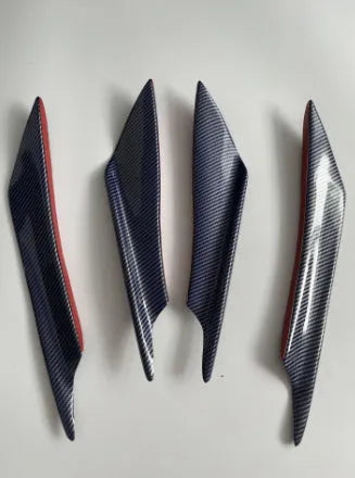 ABS automotive bumper blade with carbon fibre finish for car bumper installation