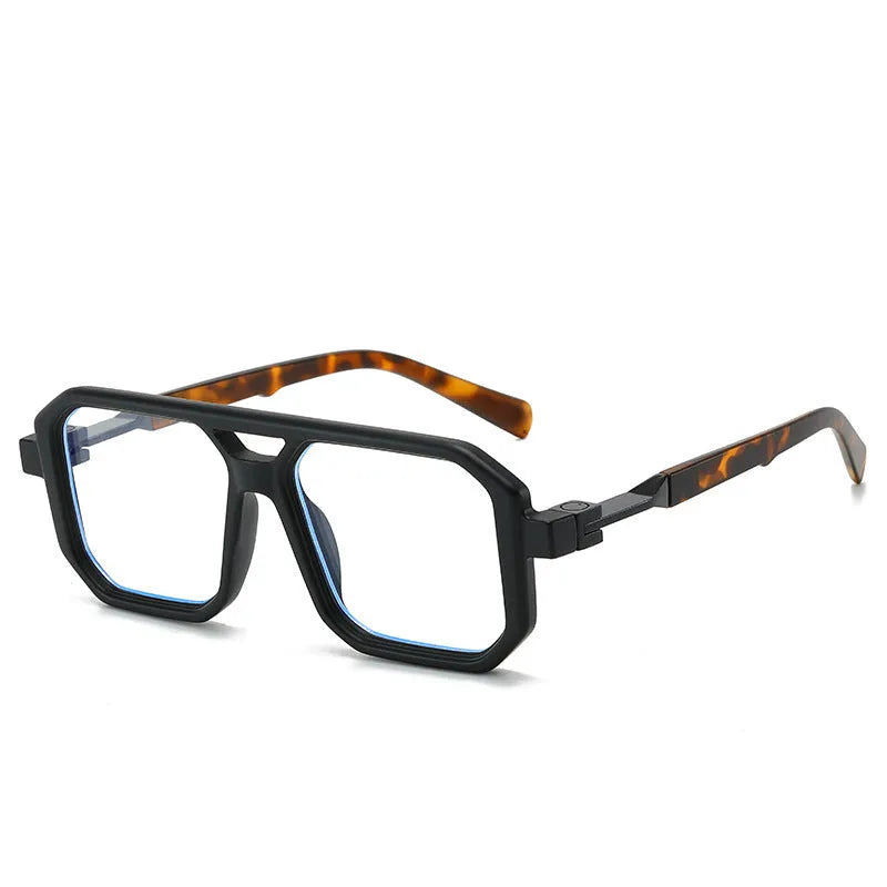 Retro double beam pilot catwalk sunglasses showing multiple colour and lens combinations