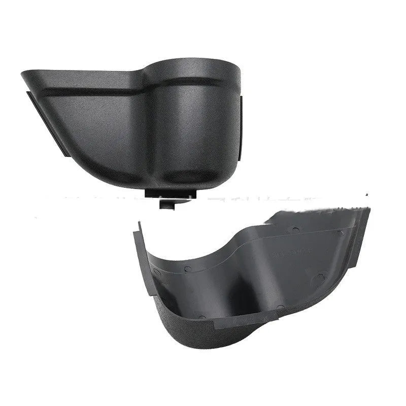 Black ABS door storage container for Jeep Wrangler JK and JL model interior.