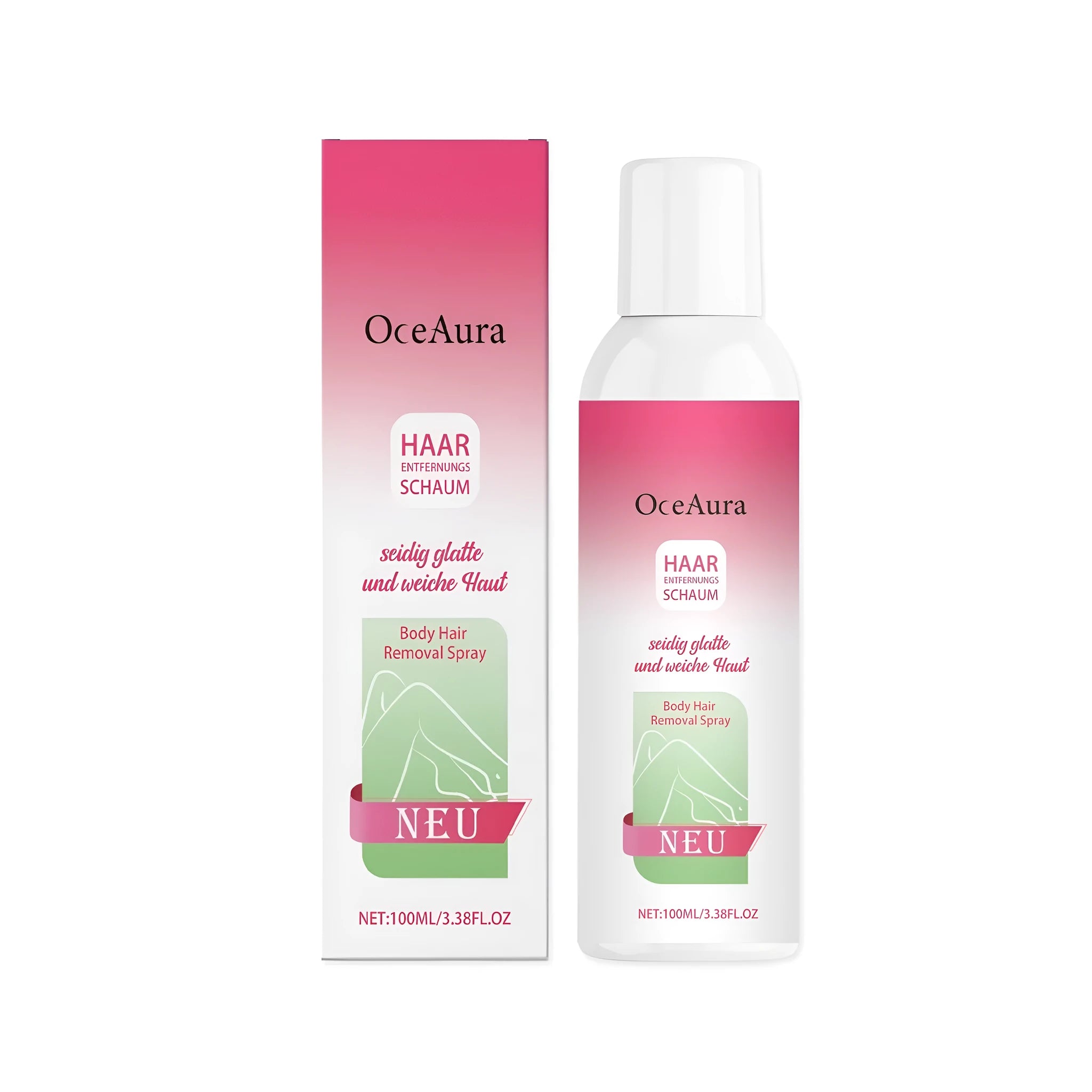 100ml can of body hair removal spray for legs and arms